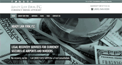 Desktop Screenshot of moneyseizures.com